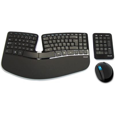 کیبورد و موس بی سیم مایکروسافت مدل MICROSOFT SCULPT ERGONOMIC DESKTOP