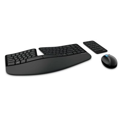 کیبورد و موس بی سیم مایکروسافت مدل MICROSOFT SCULPT ERGONOMIC DESKTOP