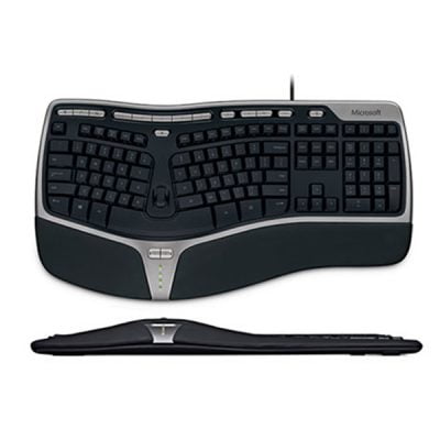 کیبورد مایکروسافت مدل MICROSOFT NATURAL ERGONOMIC KEYBOARD 4000