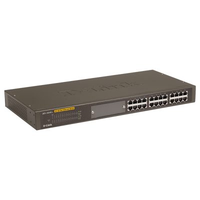 سوئیچ 24 پورت گیگابیتی و رکمونتی دی لینک مدل DLINK +DES-1024R