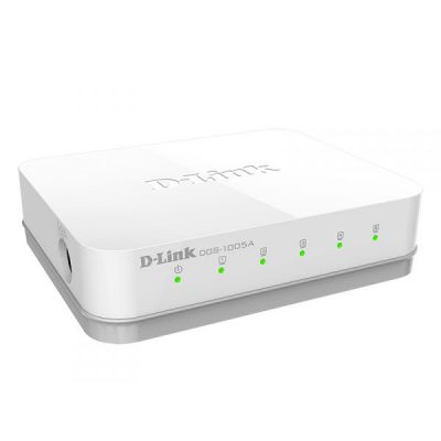 سوئیچ 5 پورت گیگابیتی و دسکتاپی دی لینک مدل DLINK DGS-1005A