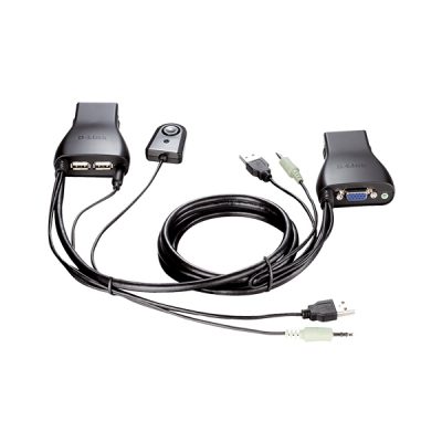 سوئیچ 2 پورت USB دی لینک مدل DLINK KVM-222