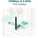 کارت شبکه PCI-E تک آنتن بی سیم تی پی لینک مدل TPLINK TL-WN781ND