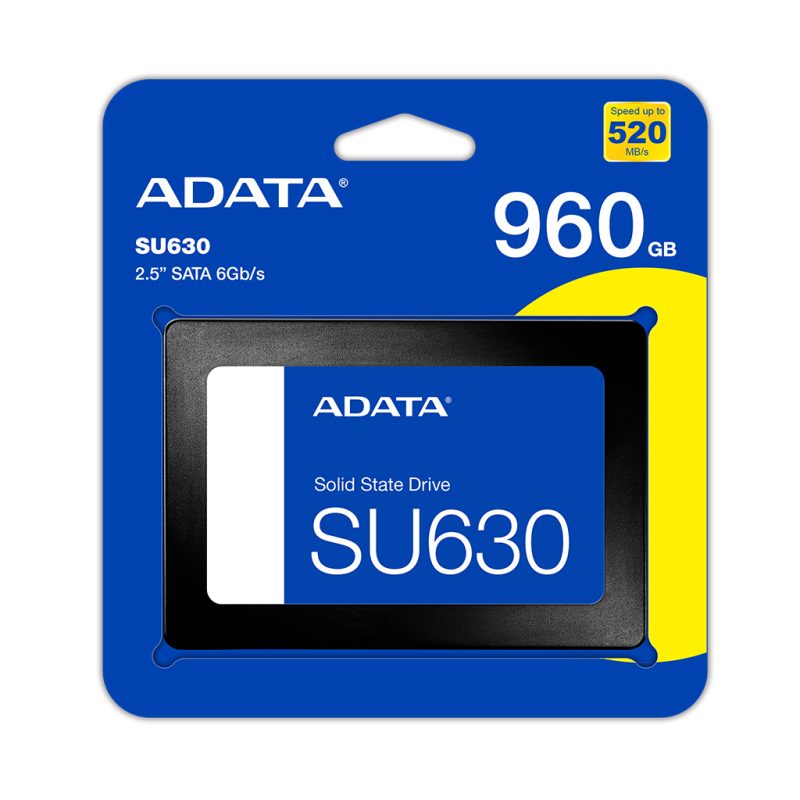 حافظه SSD اینترنال ای دیتا مدل ADATA SU630 با ظرفیت 960 گیگابایت