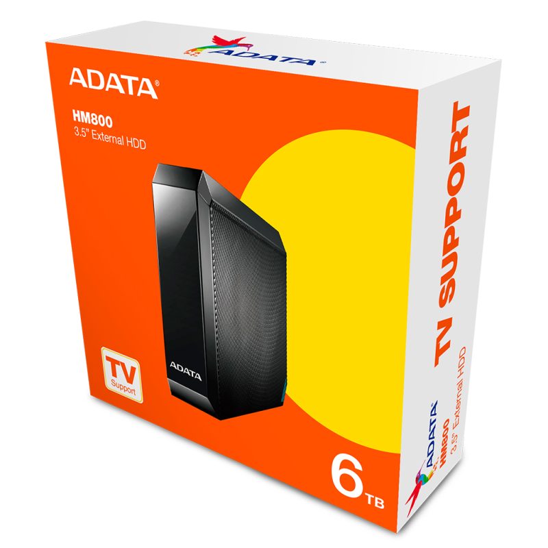هارد اکسترنال آداپتوری ای دیتا مدل ADATA HM800 با ظرفیت 6 ترابایت