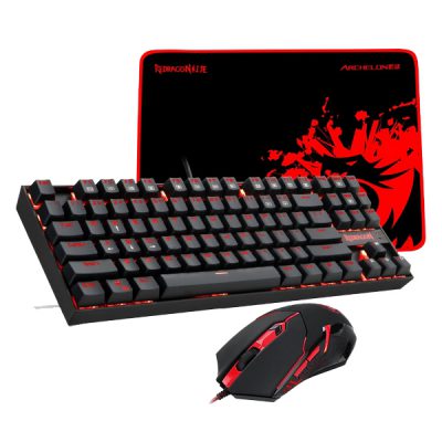 کیبورد و ماوس گیمینگ ردراگون مدل REDRAGON K552-BA2