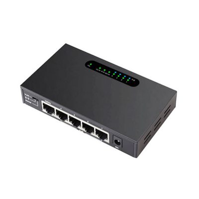 سوئیچ 5 پورت POE گیگابیتی و دسکتاپی مارلیک تک مدل MARLIK TECH TXE104