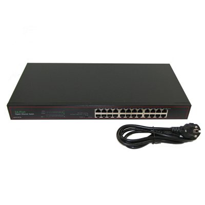 سوئیچ 24 پورت گیگابیتی و رکمونتی مارلیک تک مدل MARLIK TECH TXE168