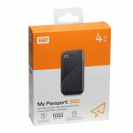 هارد اکسترنال وسترن دیجیتال مدل WESTERN DIGITAL My Passport با ظرفیت 4 ترابایت