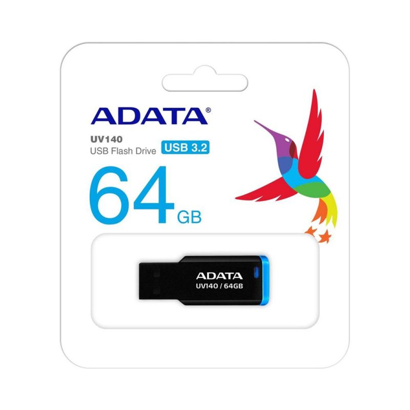 فلش مموری 64 گیگابایتی ای دیتا مدل ADATA FLASH DRIVE UV140 64G USB3.2