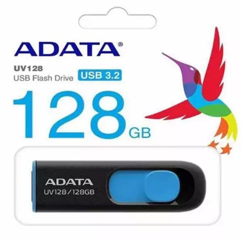 فلش مموری 128 گیگابایتی ای دیتا مدل ADATA FLASH DRIVE UV128 128G USB3.2