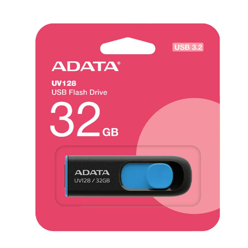 فلش مموری 32 گیگابایتی ای دیتا مدل ADATA FLASH DRIVE UV128 32G USB3.2