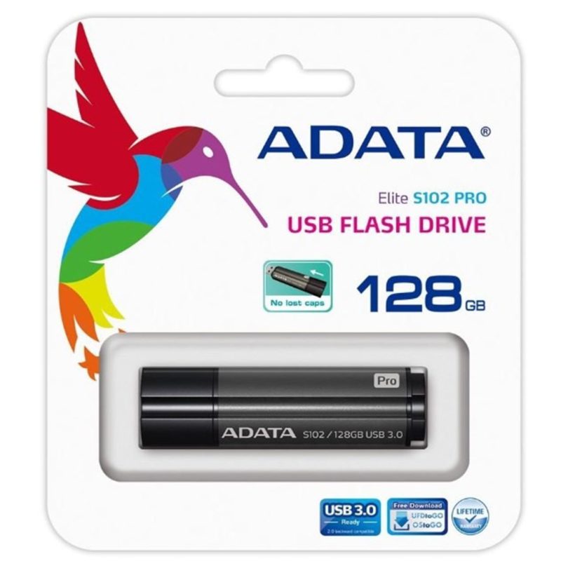 فلش مموری 128 گیگابایتی ای دیتا مدل ADATA FLASH DRIVE S102 PRO 128G USB3.2