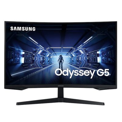 مانیتور گیمینگ سامسونگ مدل SAMSUNG LC32G55TQ-W سایز 32 اینچ