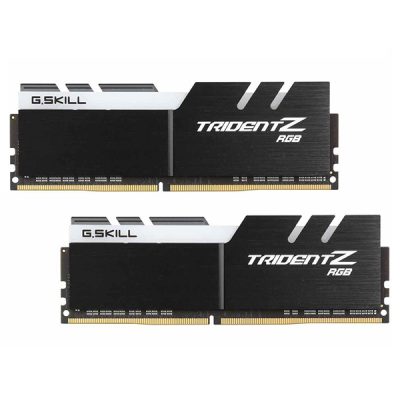 رم کامپیوتر دوکاناله جی اسکیل مدل GSKILL TRIDENT Z RGB 32G 3200 DDR4