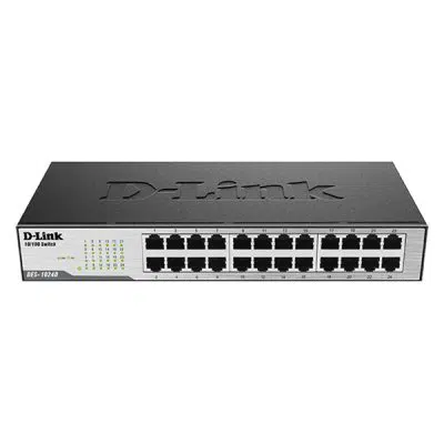 سوئیچ 24 پورت گیگابیتی و دسکتاپ دی لینک مدل DLINK DES-1024D