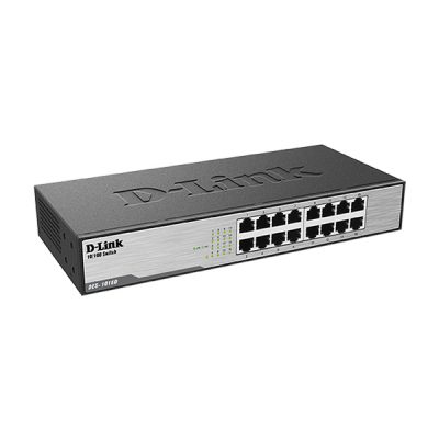 سوئیچ 16 پورت گیگابیتی و دسکتاپی دی لینک مدل DLINK DES-1016D