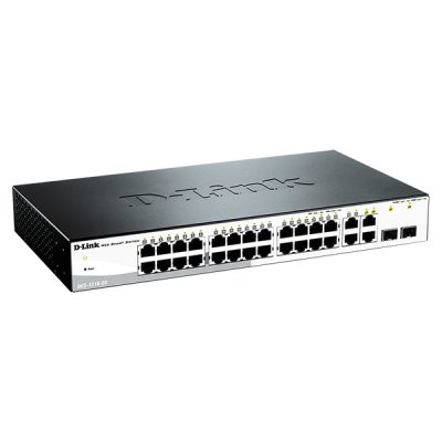 سوئیچ 28 پورت مگابیتی و اسمارت دی لینک مدل DLINK DES-1210-28