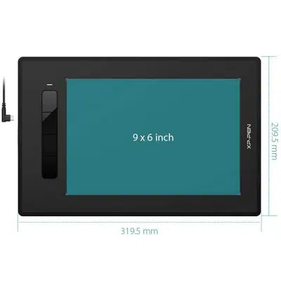 قلم نوری ایکس پی پن مدل XP PEN STAR G960S PLUS