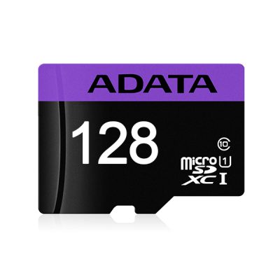 کارت حافظه MICROSDHC ای دیتا کلاس 10 استاندارد UHS-I U1 سرعت 80MBps مدل ADATA PREMIER ظرفیت 128 گیگابایت