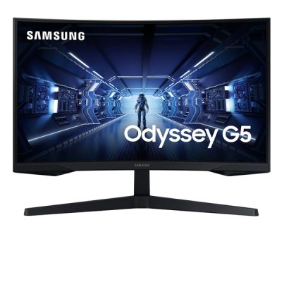 مانیتور گیمینگ منحنی سامسونگ مدل SAMSUNG G5 ODYSSEY LC2755TQWMXUE سایز 27 اینچ