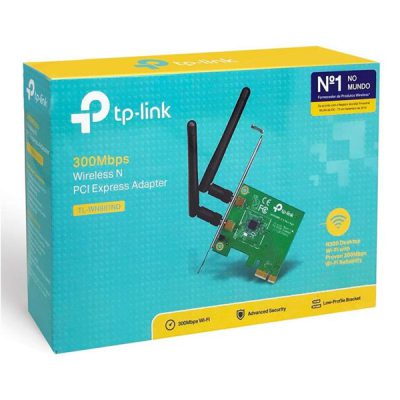 کارت شبکه بی سیم PCI-E دو آنتن تی پی لینک مدل TPLINK TL-WN881ND