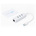 هاب USB 3.0 سه پورت و کارت شبکه تی پی لینک مدل TPLINK UE330
