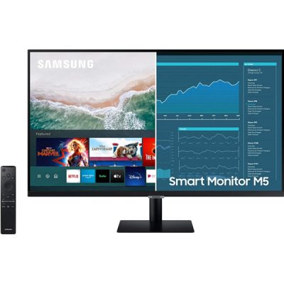 مانیتور هوشمند سامسونگ سری 5M مدل SAMSUNG LS27AM500NMXUE سایز27 اینچ