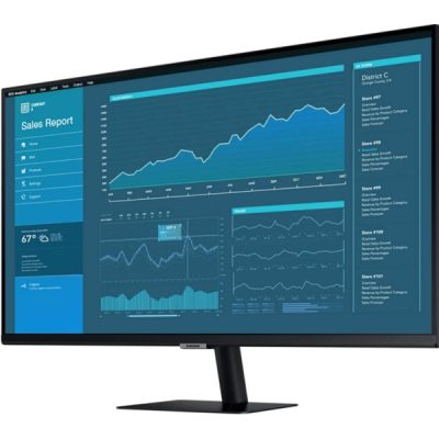 مانیتور هوشمند سامسونگ سری 5M مدل SAMSUNG LS27AM500NMXUE سایز 27 اینچ