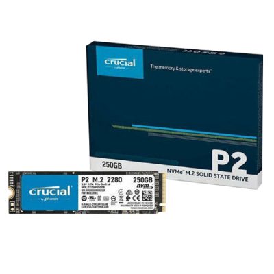 حافظه SSD اینترنال کروشیال مدل CRUCIAL P2 با ظرفیت 250 گیگابایت
