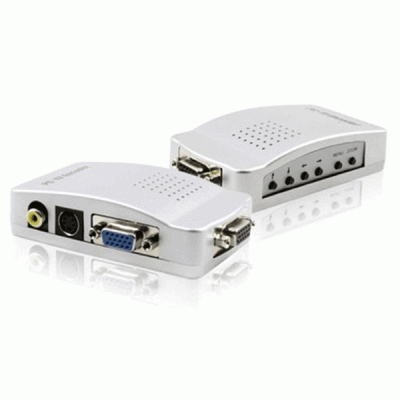 کانورتر VGA به AV وی نت به همراه کابل برق