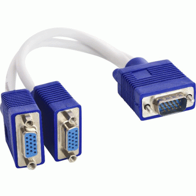 تبدیل VGA به 2 نمایشگر وی نت به صورت همزمان