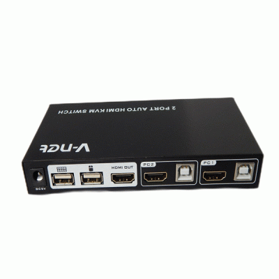 سوییچ HDMI KVM دو پورت وی نت مدل VNET V-SWKH1402