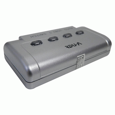 هاب سوئیچ 4 پورت پرینتر وی نت مدل VNET V-SWUSBA04