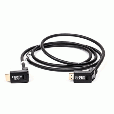 کابل HDMI2.0 دارای کانکتور چرخشی 1.8 متری