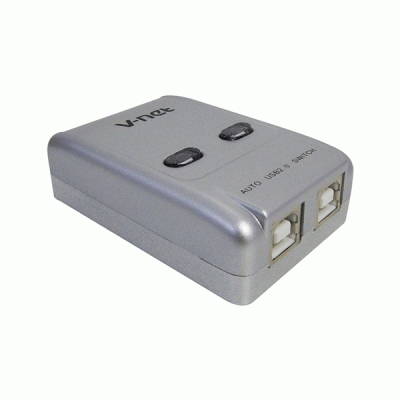 هاب سوئیچ 2 پورت پرینتر وی نت مدل VNET V-SWUSBA02