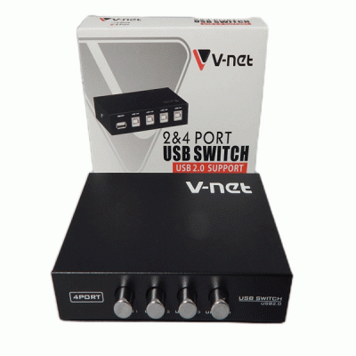سوئیچ دو پورت VGA وی نت مدل VNET V-SWVGAM04