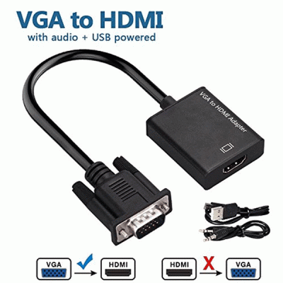 کانورتر VGA به HDMI وی نت به همراه صدا