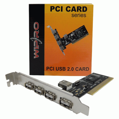 کارت PCI USB 2.0 , چهار پورت