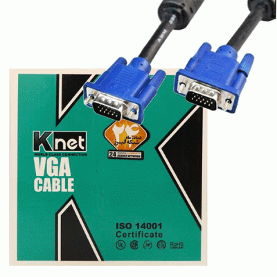 کابل VGA کی نت مدل KNET K-CVGA0200 طول 20 متر
