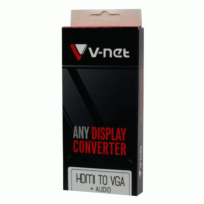 کانورتر باسیم HDMI به VGA وی نت به همراه صدا
