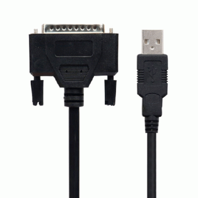 کابل تبدیل USB به 25 پین وی نت مدل VNET V-CU202515 به طول 1.5 متر