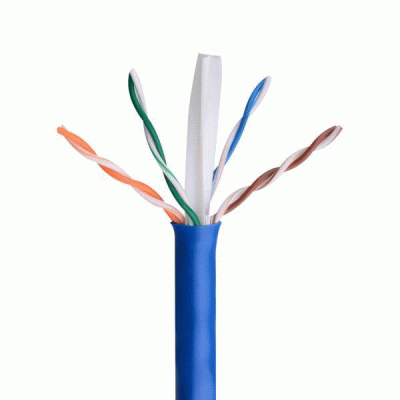 کابل شبکه CAT6A UTP CU کی نت پلاس مدل KNET PLUS KP-NL6AU305 طول 305 متر