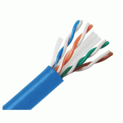 کابل شبکه CAT6A UTP LSZH CU کی نت پلاس مدل KNETPLUS KP-NL6AL305 طول 305 متر