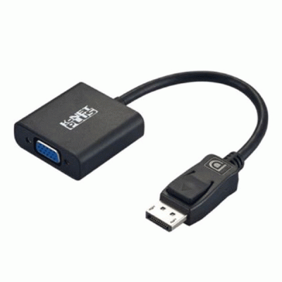 کابل DISPLAYPORT به VGA کی نت پلاس مدل KNETPLUS KP-CODP2V02 طول 0.2 متر