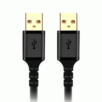 کابل لینک USB 2.0 دو سر نر کی نت پلاس مدل KNETPLUS KP-CUAM2015 به طول 1.5 متر