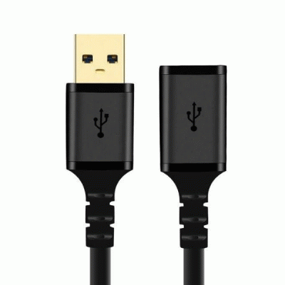 کابل افزایش طول USB3.0 کی نت پلاس مدل KNET PLUS KP-CUE3030 به طول 3 متر