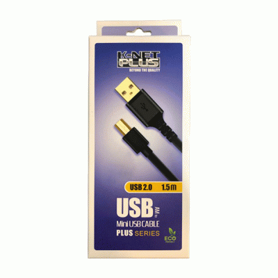 کابل دوربین USB 5pin کی نت پلاس مدل KNET PLUS KP-CUE3010 طول 1.5 متر