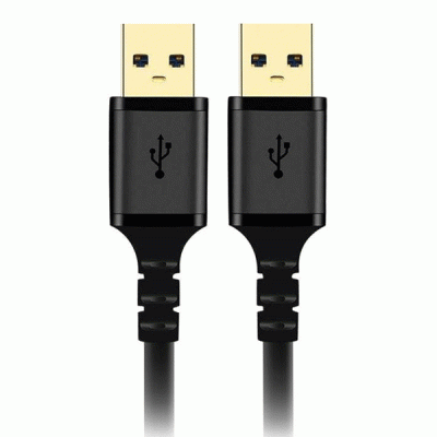 کابل لینک USB 3.0 دو سر نر کی نت پلاس مدل KNET PLUS KP-CUE3010 به طول 1 متر