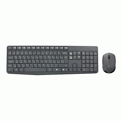 کیبورد و موس بی سیم لاجیتک مدل LOGITECH MK235